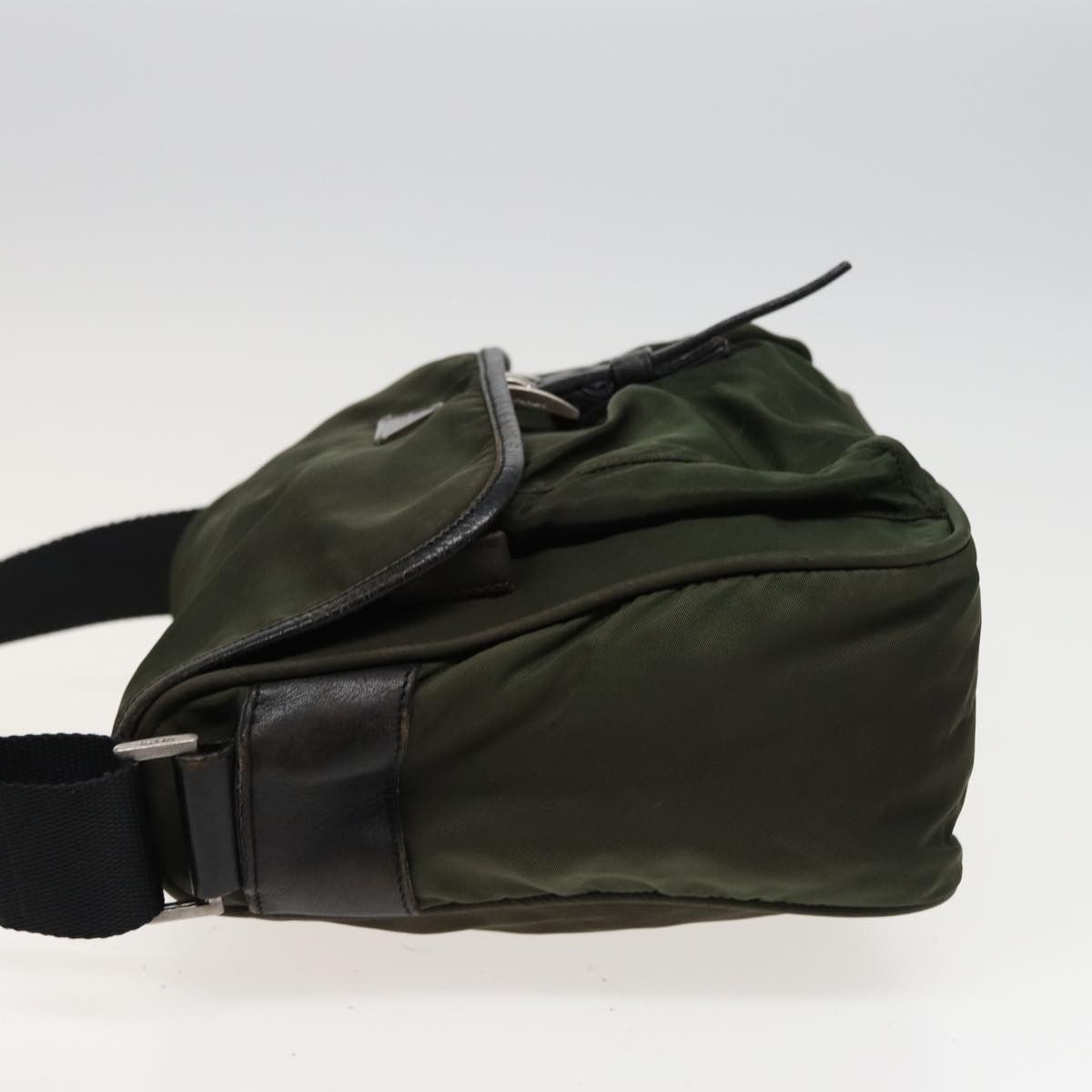 Prada Tessuto Khaki Synthetic Shoulder Bag (Pre-Owned) Size ONE SIZE - 13 Thumbnail