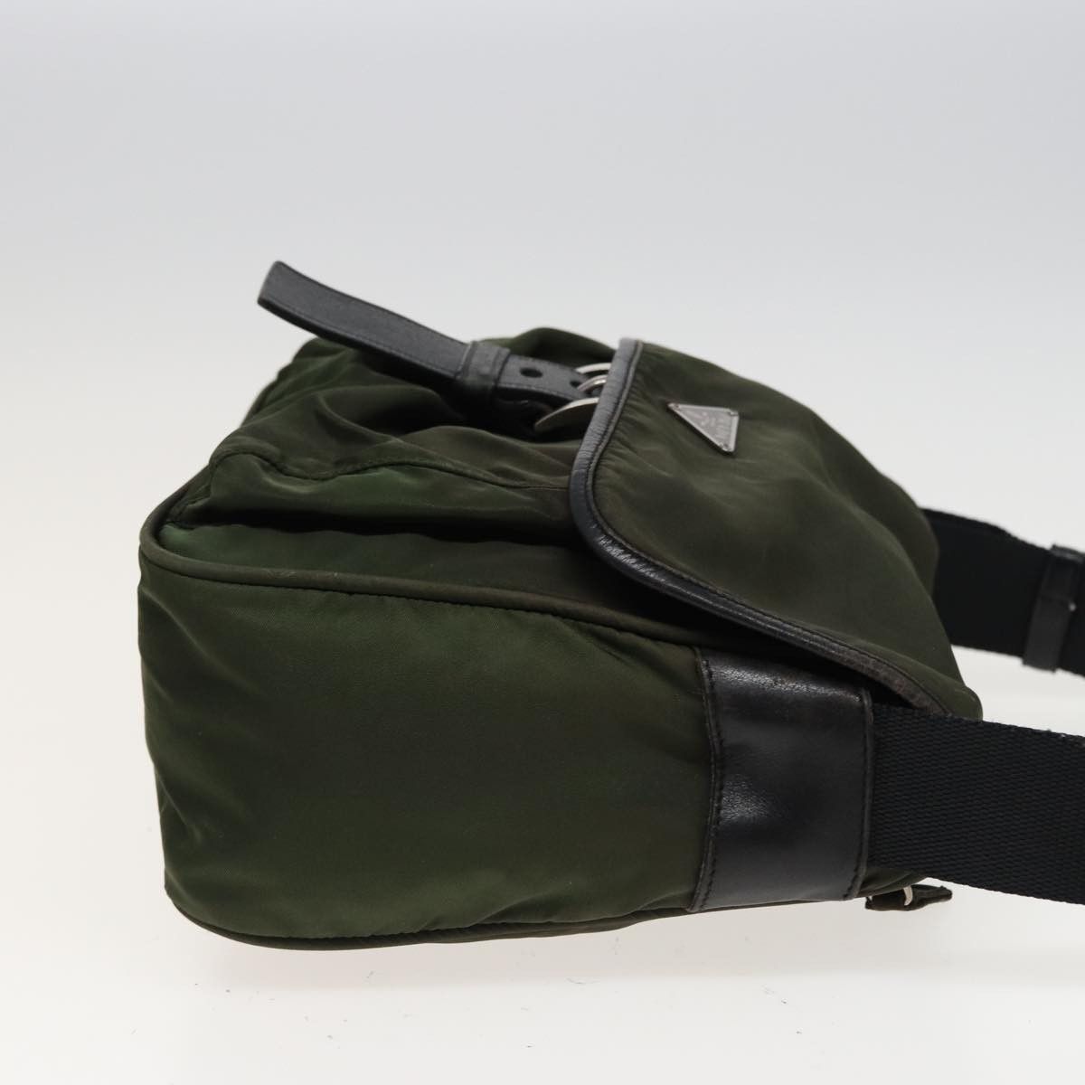Prada Tessuto Khaki Synthetic Shoulder Bag (Pre-Owned) Size ONE SIZE - 15 Thumbnail