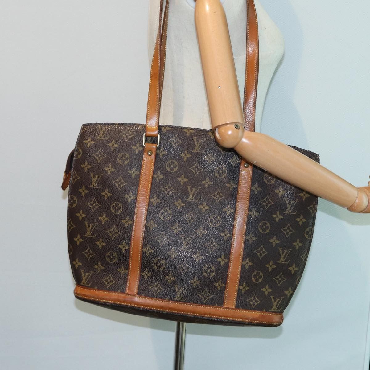 Louis Vuitton Babylone Brown Canvas Tote Bag (Pre-Owned) Size ONE SIZE - 7 Thumbnail