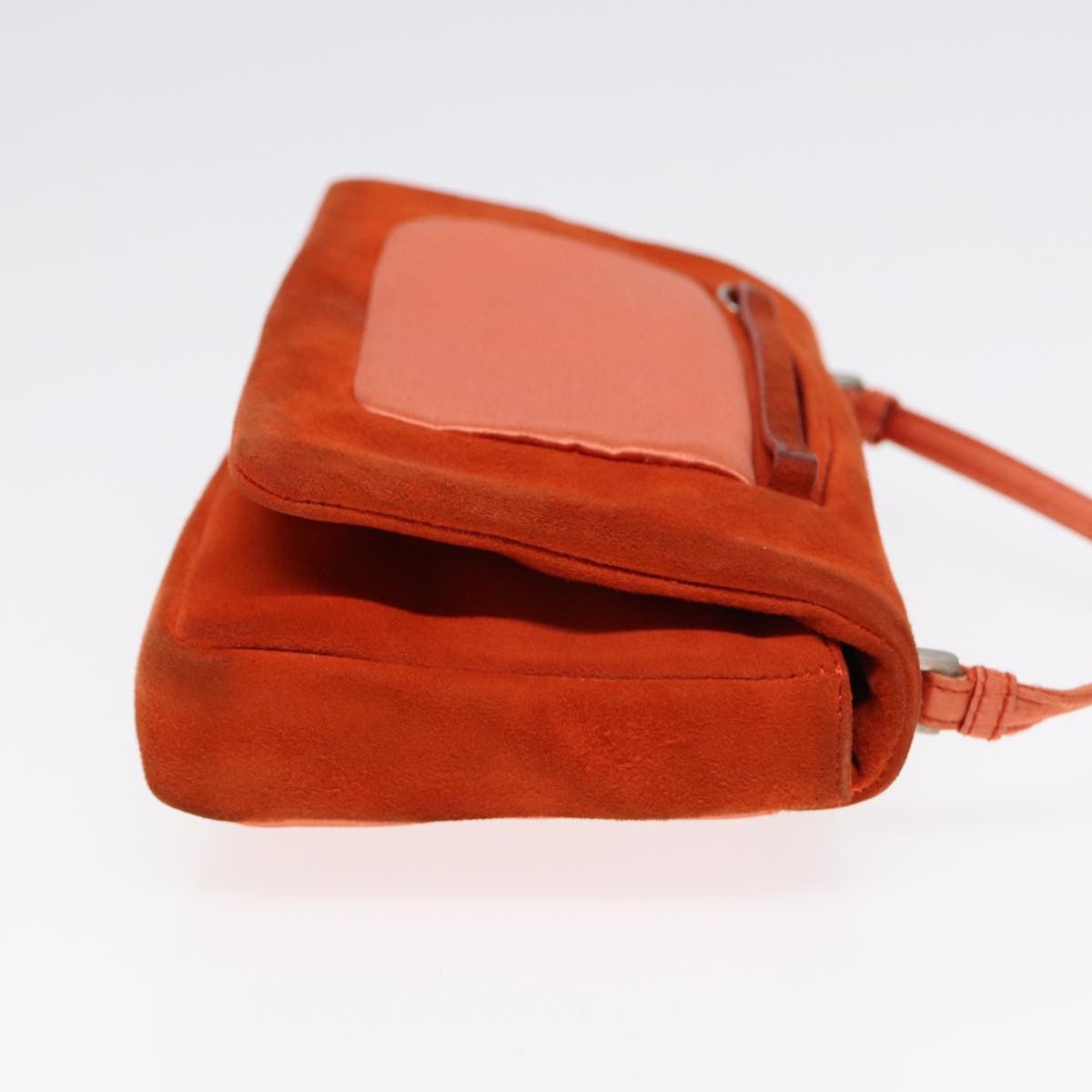 Prada Orange Suede Shoulder Bag (Pre-Owned) Size ONE SIZE - 9 Thumbnail