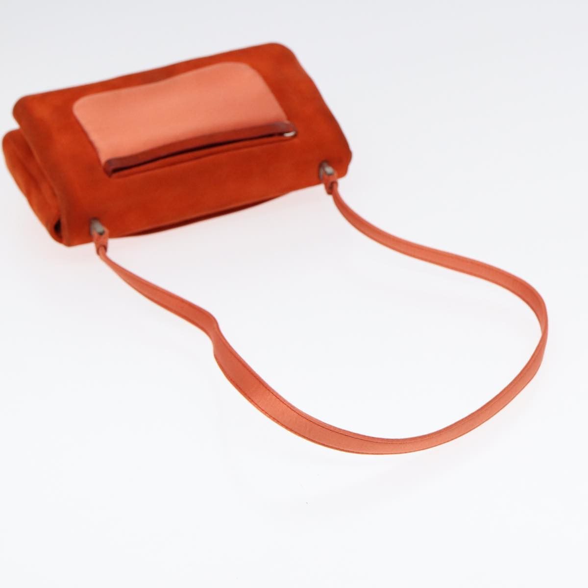 Prada Orange Suede Shoulder Bag (Pre-Owned) Size ONE SIZE - 4 Thumbnail