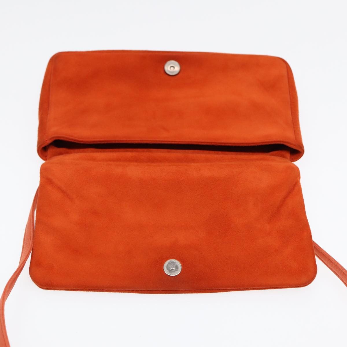 Prada Orange Suede Shoulder Bag (Pre-Owned) Size ONE SIZE - 20 Thumbnail