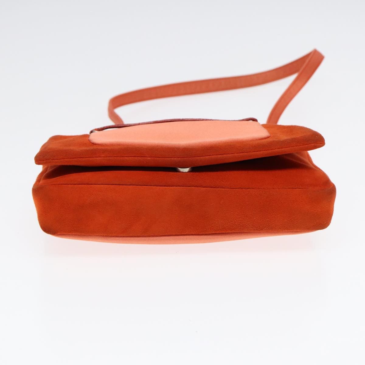 Prada Orange Suede Shoulder Bag (Pre-Owned) Size ONE SIZE - 3 Thumbnail