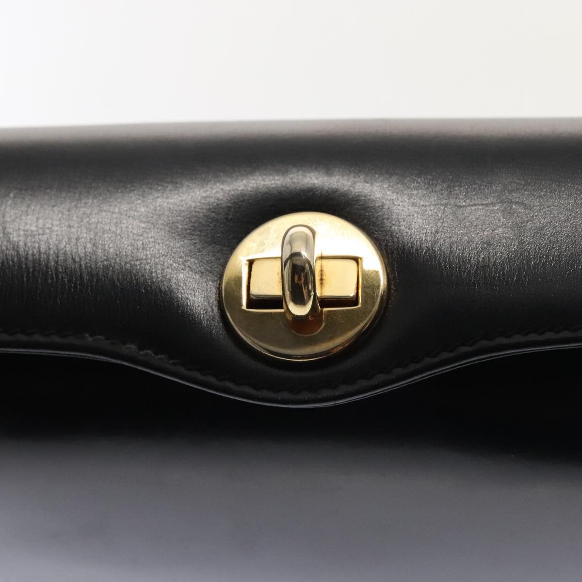 Gucci Black Leather Handbag (Pre-Owned) Size ONE SIZE - 6 Thumbnail