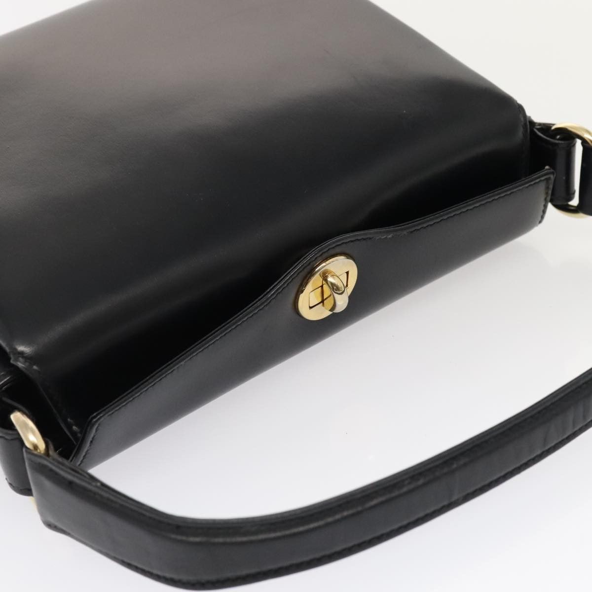 Gucci Black Leather Handbag (Pre-Owned) Size ONE SIZE - 14 Thumbnail
