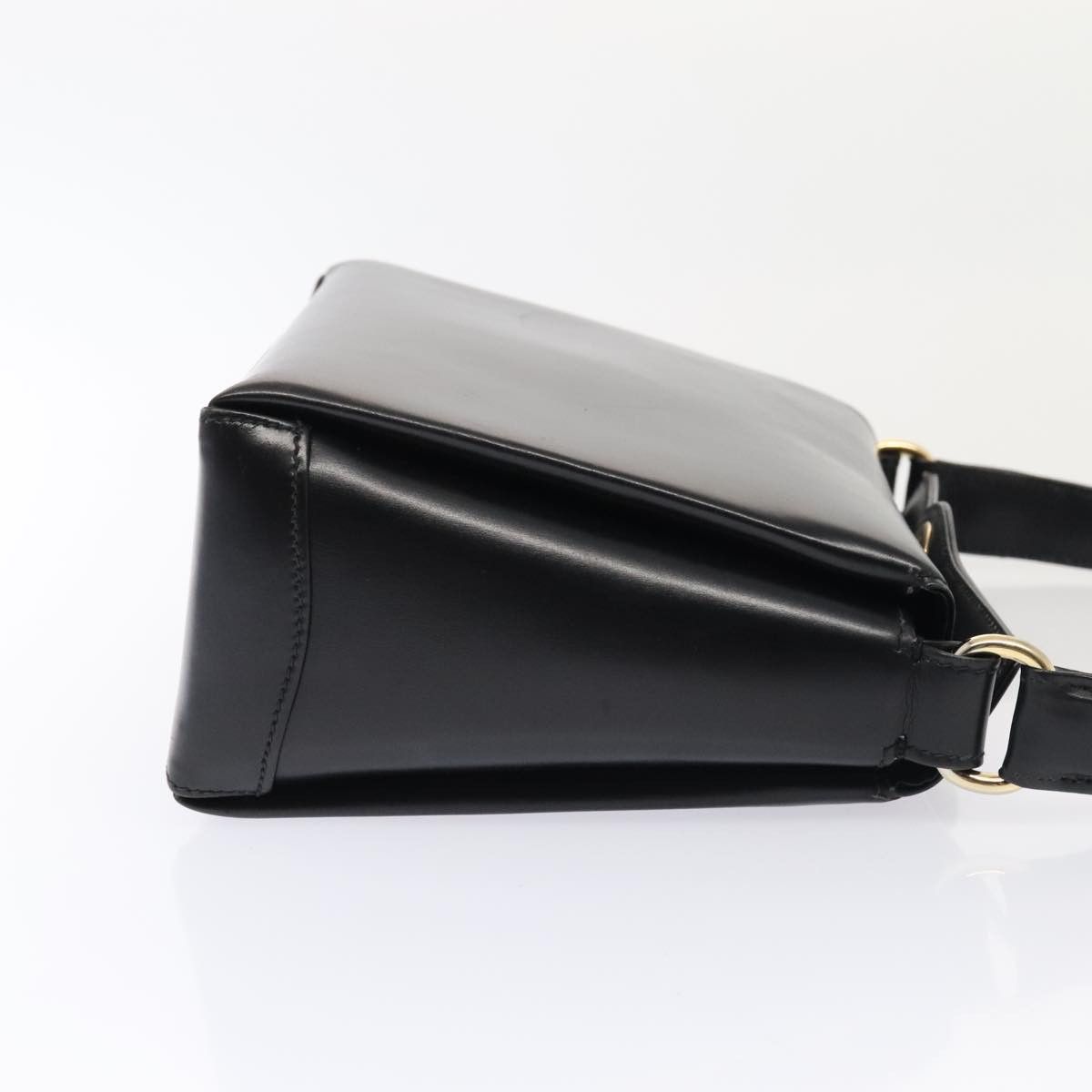 Gucci Black Leather Handbag (Pre-Owned) Size ONE SIZE - 3 Thumbnail