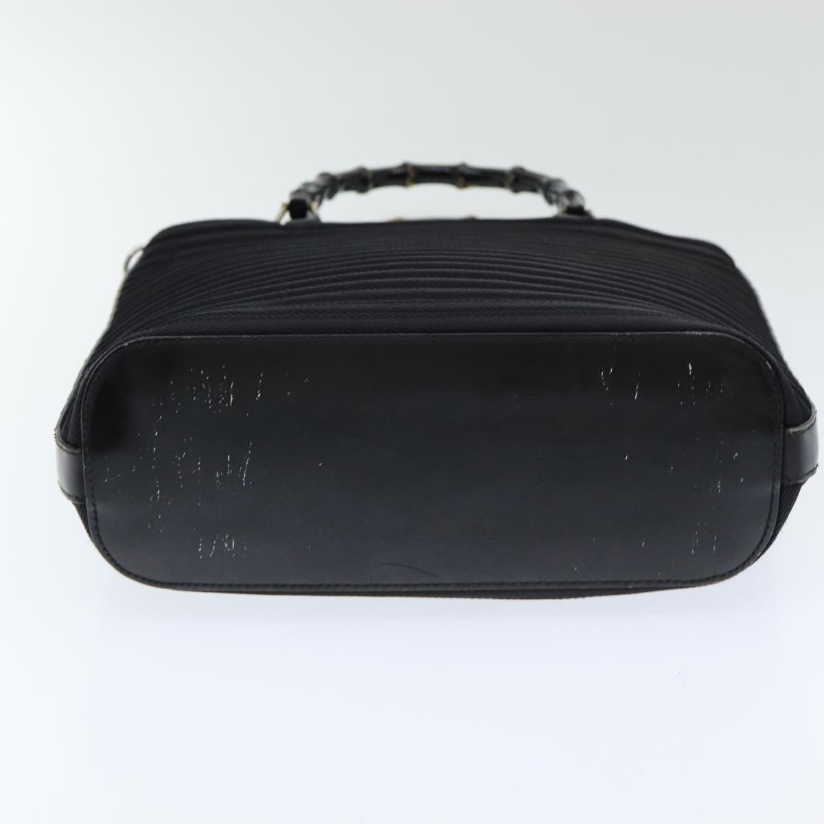 Gucci Bamboo Black Synthetic Handbag (Pre-Owned) Size ONE SIZE - 3 Thumbnail