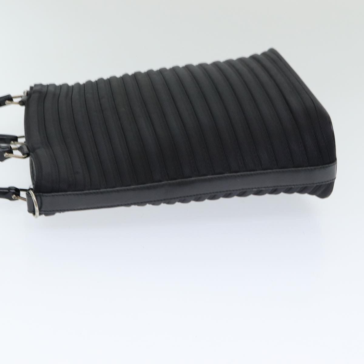 Gucci Bamboo Black Synthetic Handbag (Pre-Owned) Size ONE SIZE - 11 Thumbnail