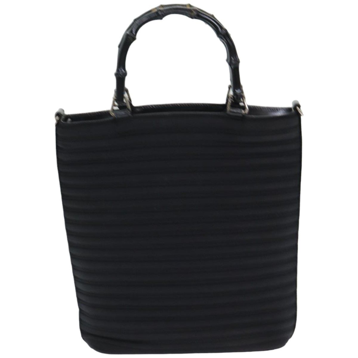 Gucci Bamboo Black Synthetic Handbag (Pre-Owned) Size ONE SIZE - 9 Thumbnail