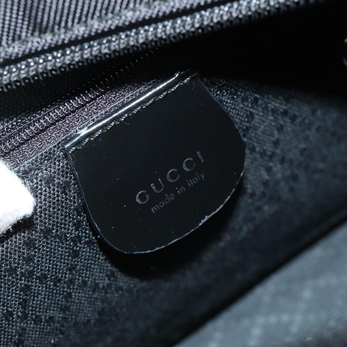 Gucci Bamboo Black Synthetic Handbag (Pre-Owned) Size ONE SIZE - 18 Thumbnail