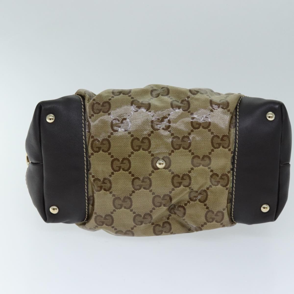 Gucci Gg Canvas Beige Canvas Handbag (Pre-Owned) Size ONE SIZE - 3 Thumbnail