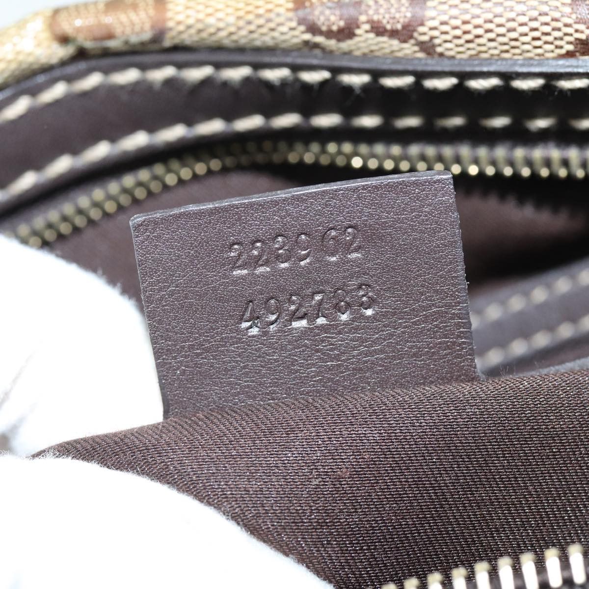 Gucci Gg Canvas Beige Canvas Handbag (Pre-Owned) Size ONE SIZE - 6 Thumbnail