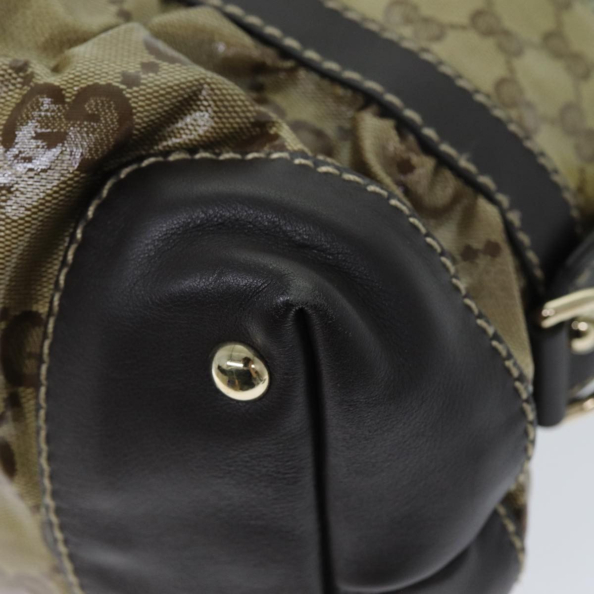 Gucci Gg Canvas Beige Canvas Handbag (Pre-Owned) Size ONE SIZE - 14 Thumbnail