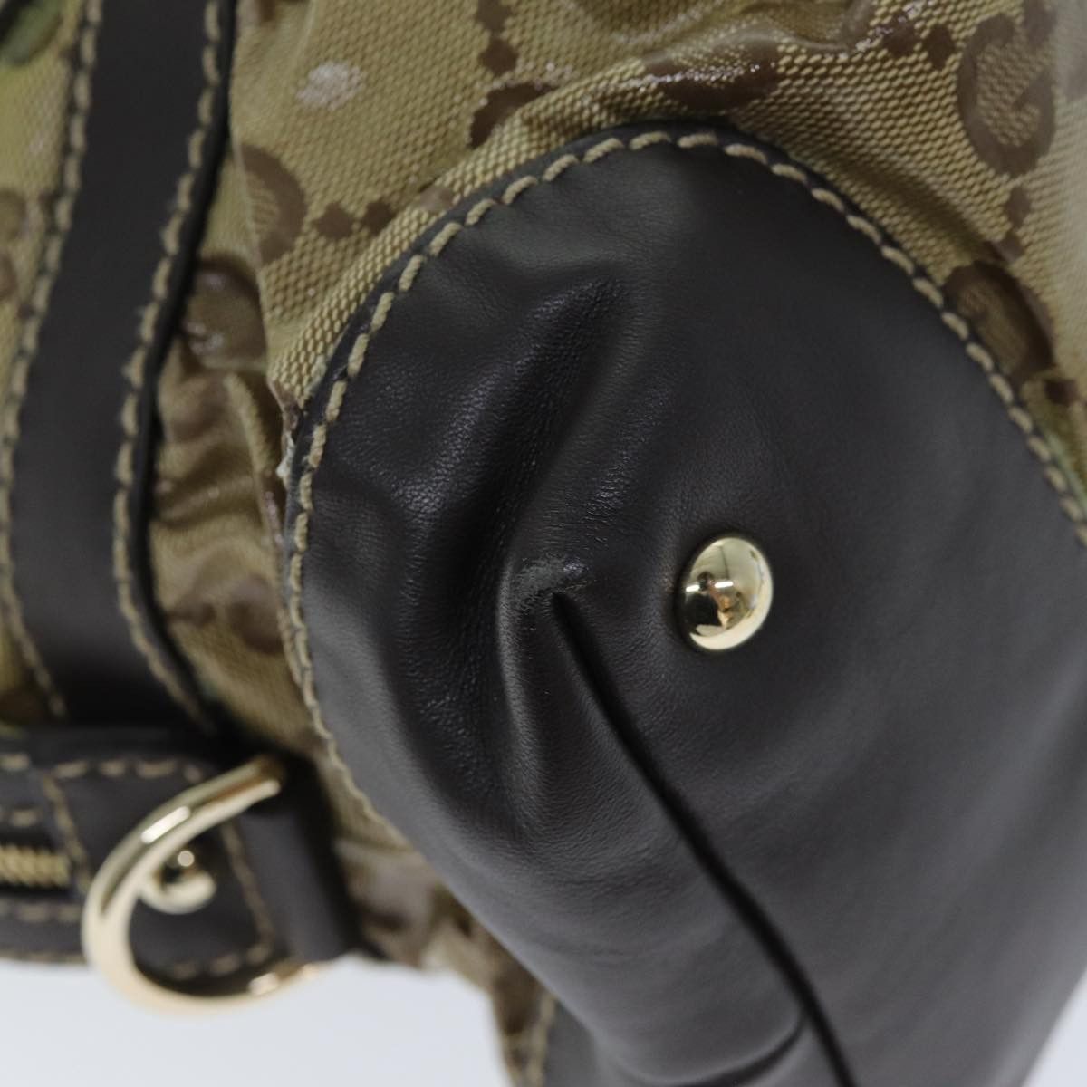 Gucci Gg Canvas Beige Canvas Handbag (Pre-Owned) Size ONE SIZE - 15 Thumbnail
