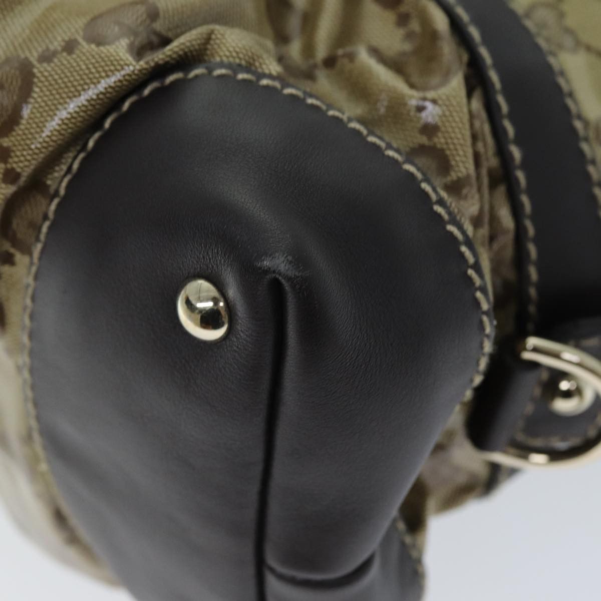 Gucci Gg Canvas Beige Canvas Handbag (Pre-Owned) Size ONE SIZE - 12 Thumbnail
