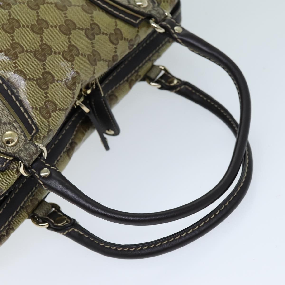 Gucci Gg Canvas Beige Canvas Handbag (Pre-Owned) Size ONE SIZE - 10 Thumbnail