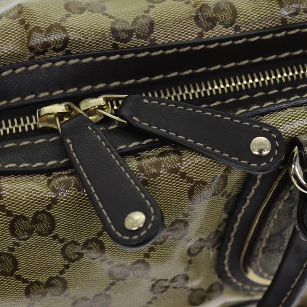 Gucci Gg Canvas Beige Canvas Handbag (Pre-Owned) Size ONE SIZE - 16 Thumbnail