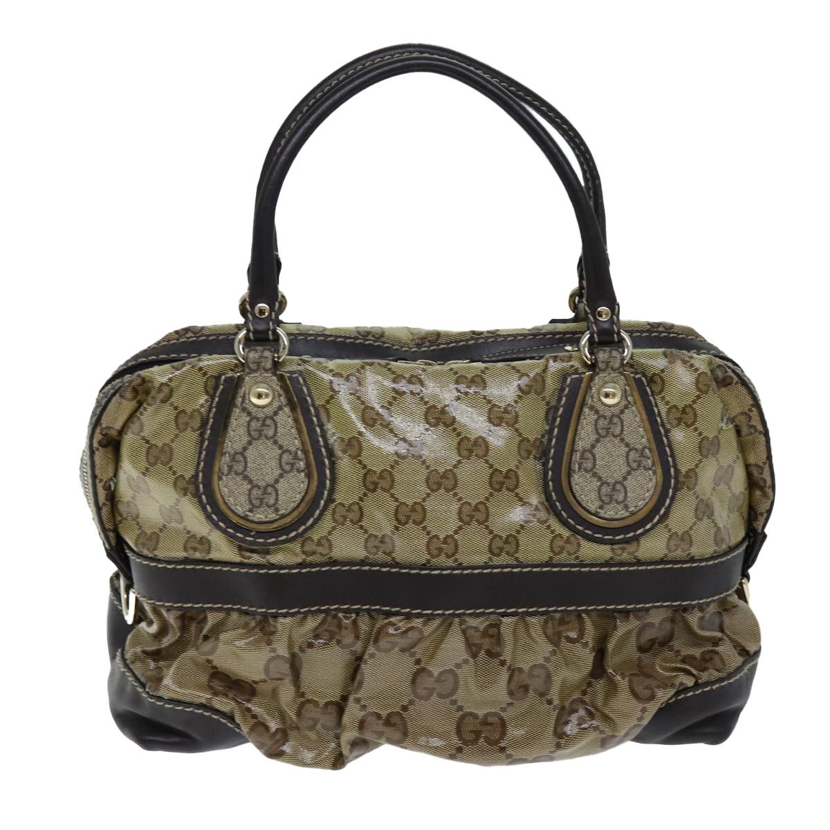 Gucci Gg Canvas Beige Canvas Handbag (Pre-Owned) Size ONE SIZE - 19 Thumbnail