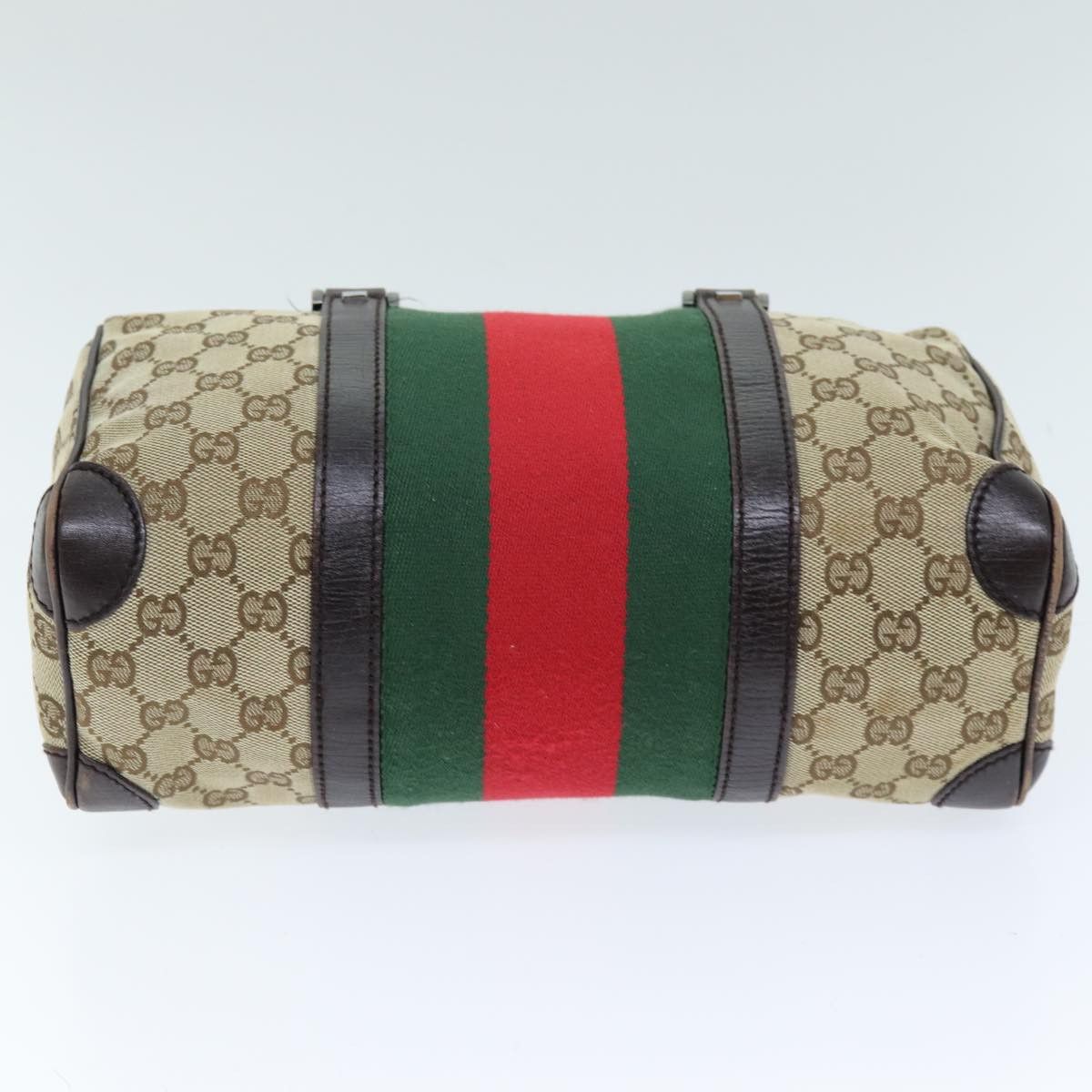Gucci Gg Canvas Beige Canvas Handbag (Pre-Owned) Size ONE SIZE - 3 Thumbnail