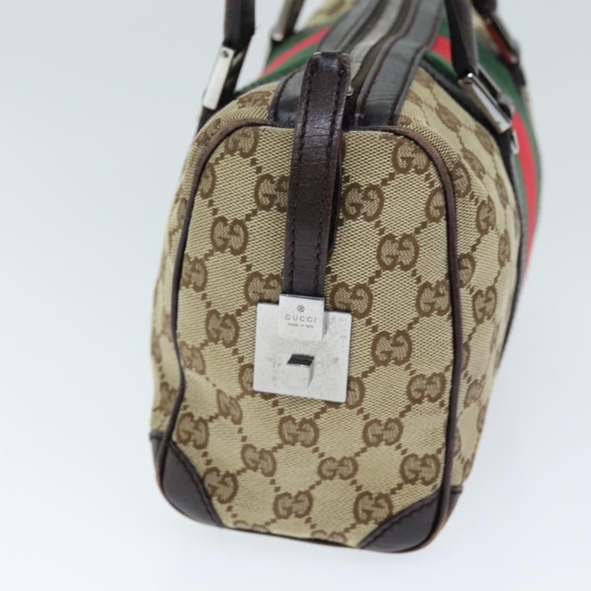 Gucci Gg Canvas Beige Canvas Handbag (Pre-Owned) Size ONE SIZE - 10 Thumbnail