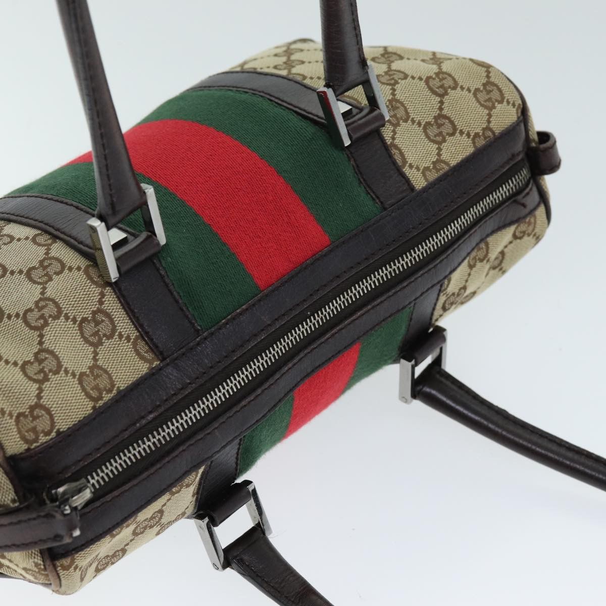 Gucci Gg Canvas Beige Canvas Handbag (Pre-Owned) Size ONE SIZE - 4 Thumbnail