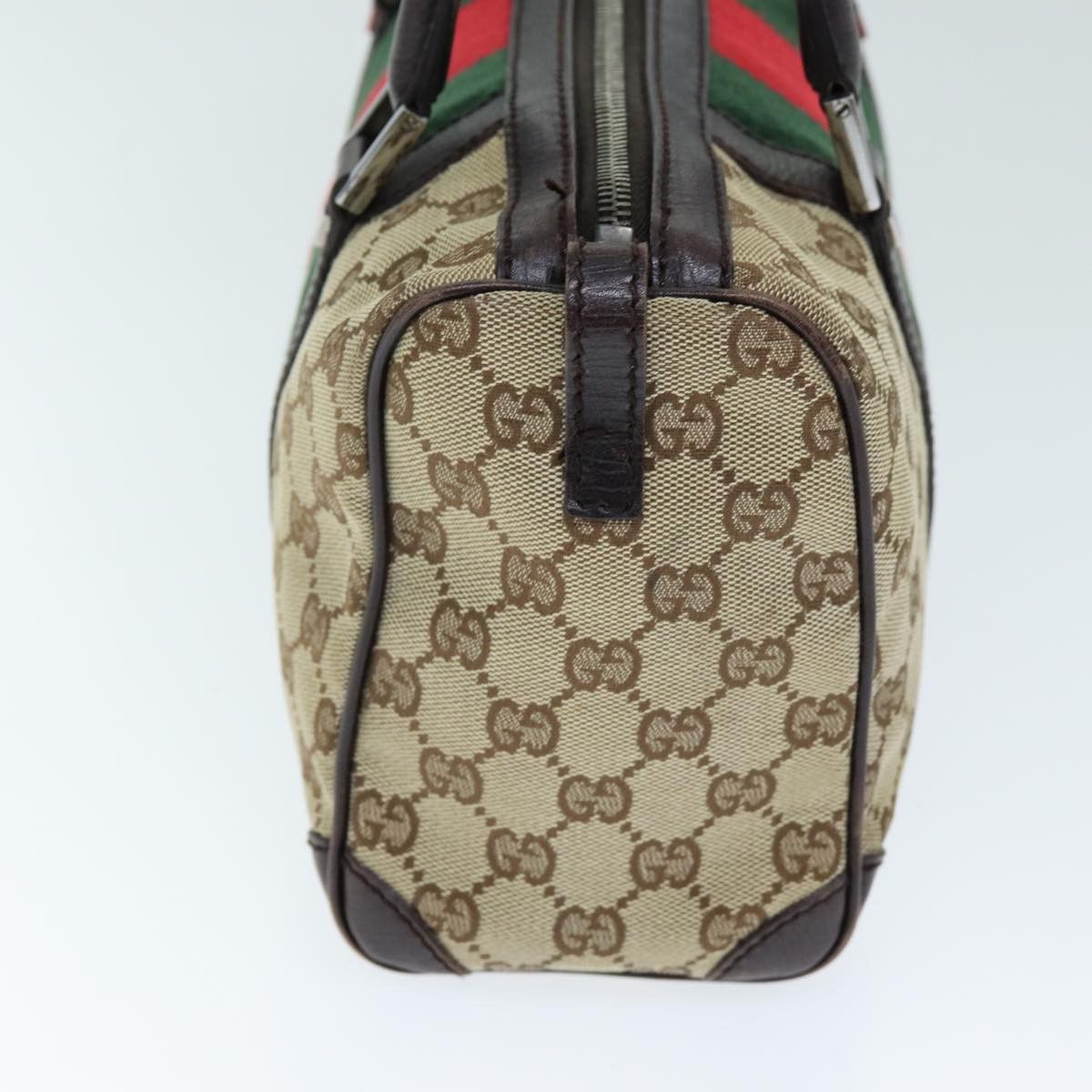 Gucci Gg Canvas Beige Canvas Handbag (Pre-Owned) Size ONE SIZE - 9 Thumbnail