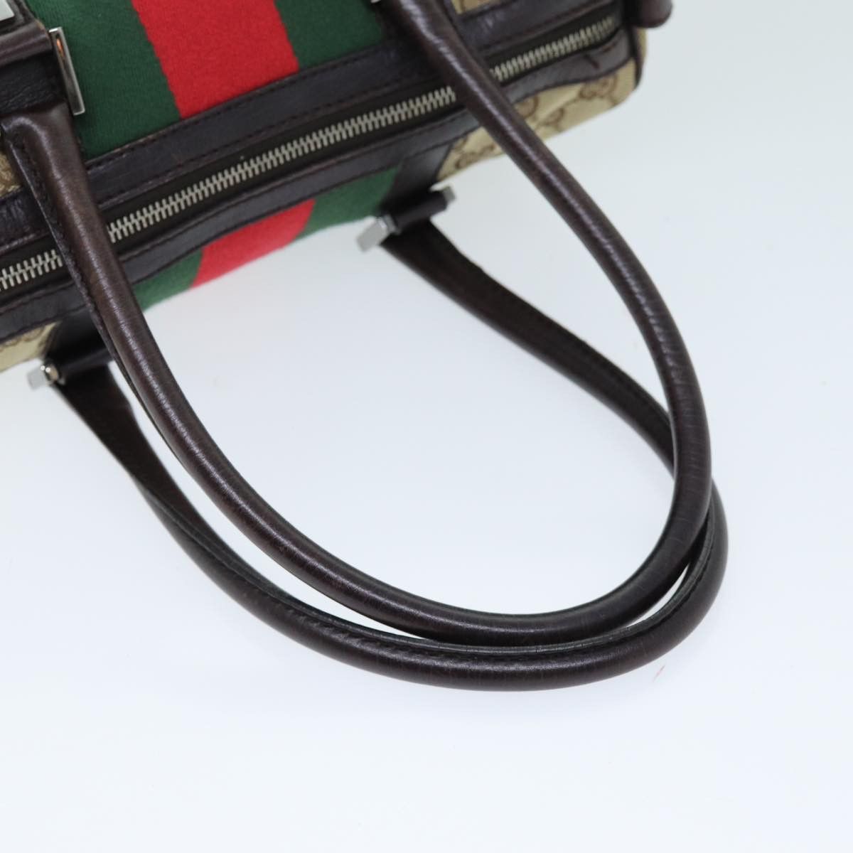 Gucci Gg Canvas Beige Canvas Handbag (Pre-Owned) Size ONE SIZE - 11 Thumbnail