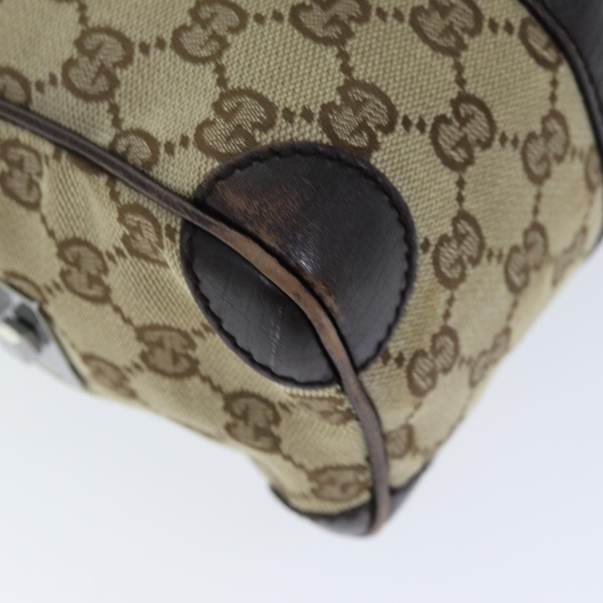 Gucci Gg Canvas Beige Canvas Handbag (Pre-Owned) Size ONE SIZE - 16 Thumbnail