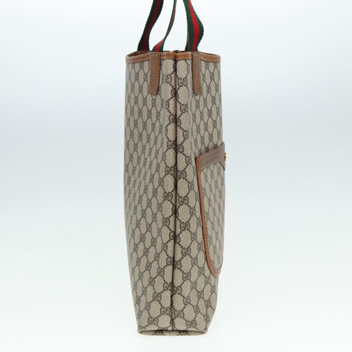 Gucci Gg Supreme Beige Canvas Tote Bag (Pre-Owned) Size ONE SIZE - 11 Thumbnail