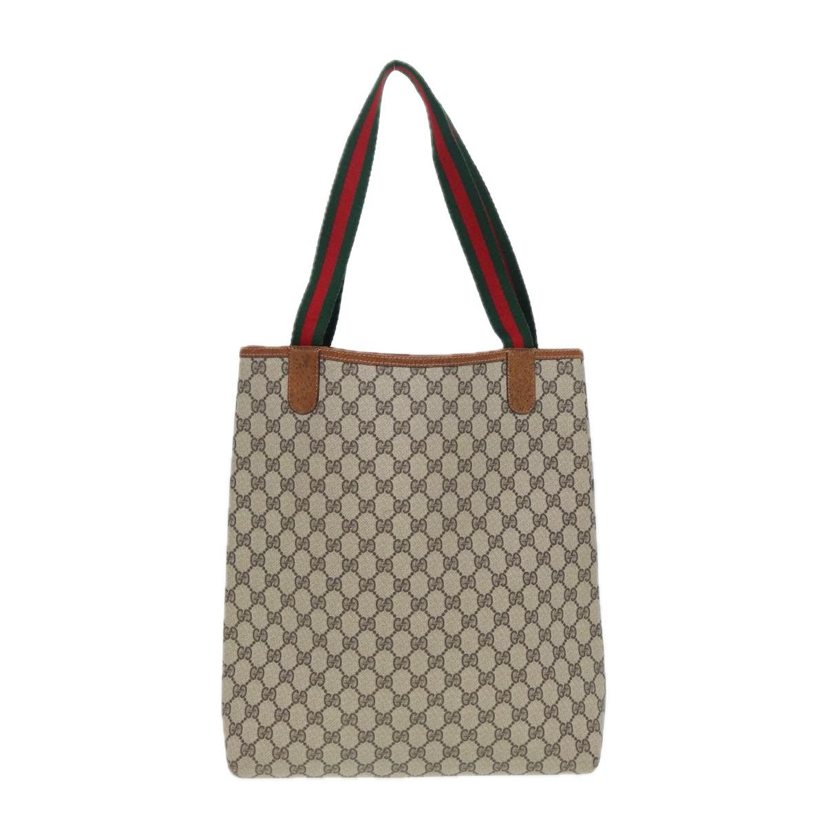 Gucci Gg Supreme Beige Canvas Tote Bag (Pre-Owned) Size ONE SIZE - 2 Thumbnail