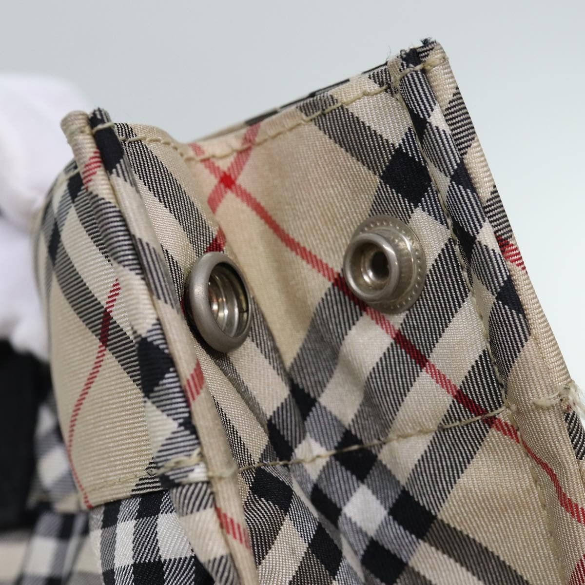 Burberry Nova Check Beige Synthetic Handbag (Pre-Owned) Size ONE SIZE - 18 Thumbnail