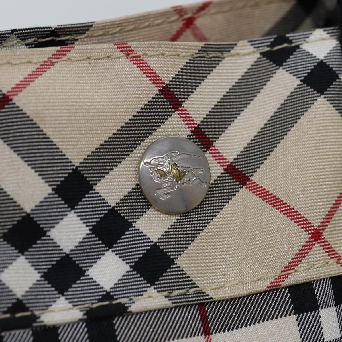 Burberry Nova Check Beige Synthetic Handbag (Pre-Owned) Size ONE SIZE - 17 Thumbnail
