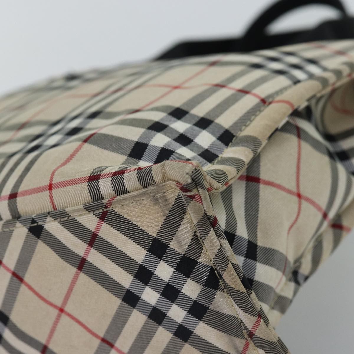 Burberry Nova Check Beige Synthetic Handbag (Pre-Owned) Size ONE SIZE - 16 Thumbnail