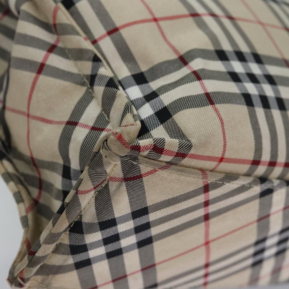Burberry Nova Check Beige Synthetic Handbag (Pre-Owned) Size ONE SIZE - 13 Thumbnail