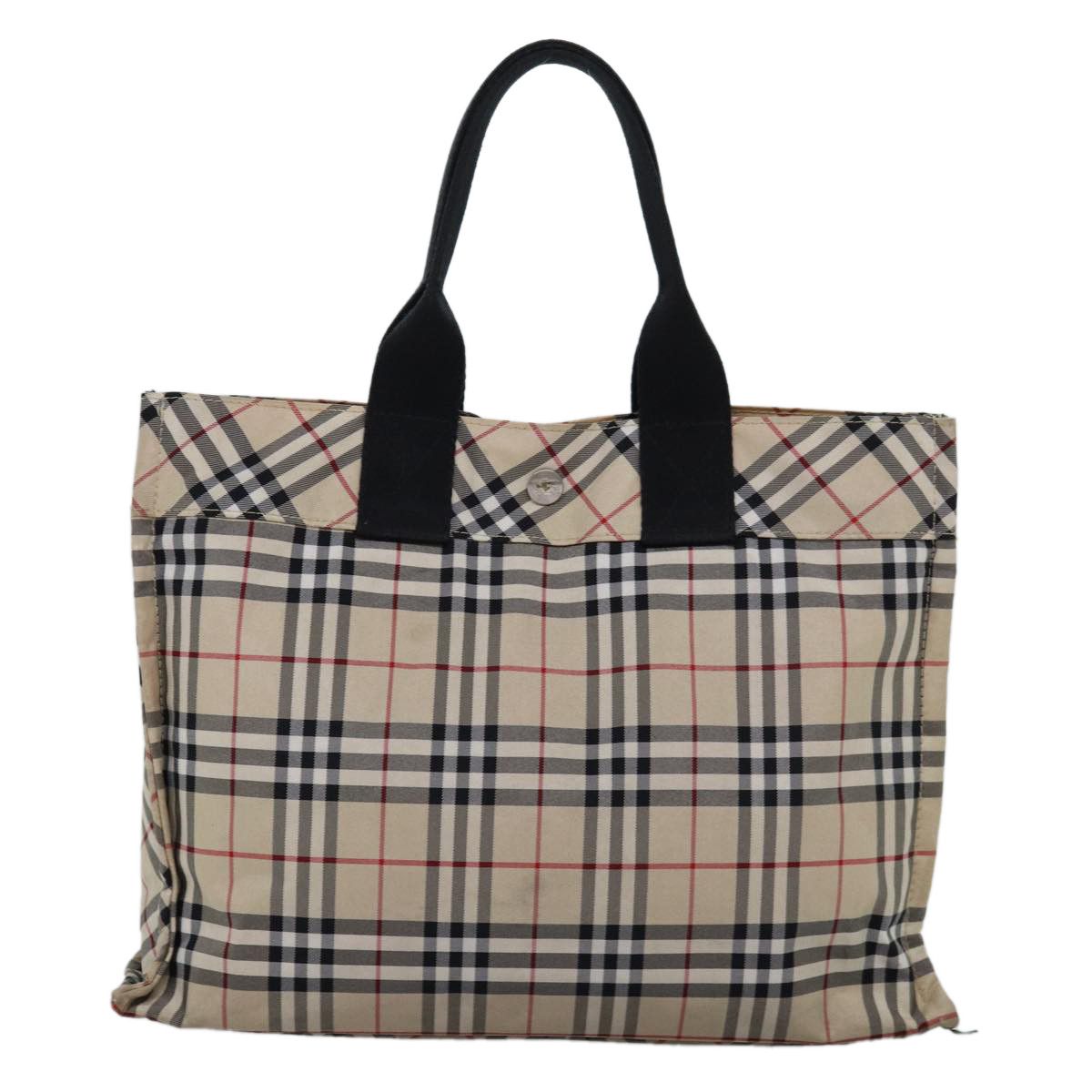 Burberry Nova Check Beige Synthetic Handbag (Pre-Owned) Size ONE SIZE - 2 Thumbnail