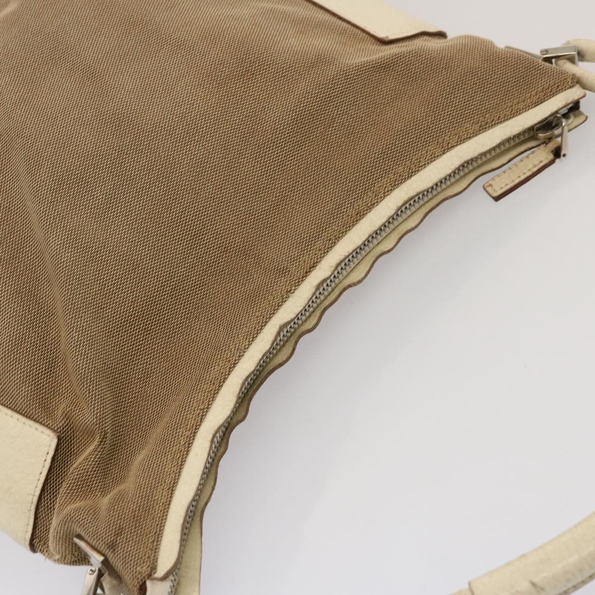 Gucci Beige Canvas Shoulder Bag (Pre-Owned) Size ONE SIZE - 4 Thumbnail