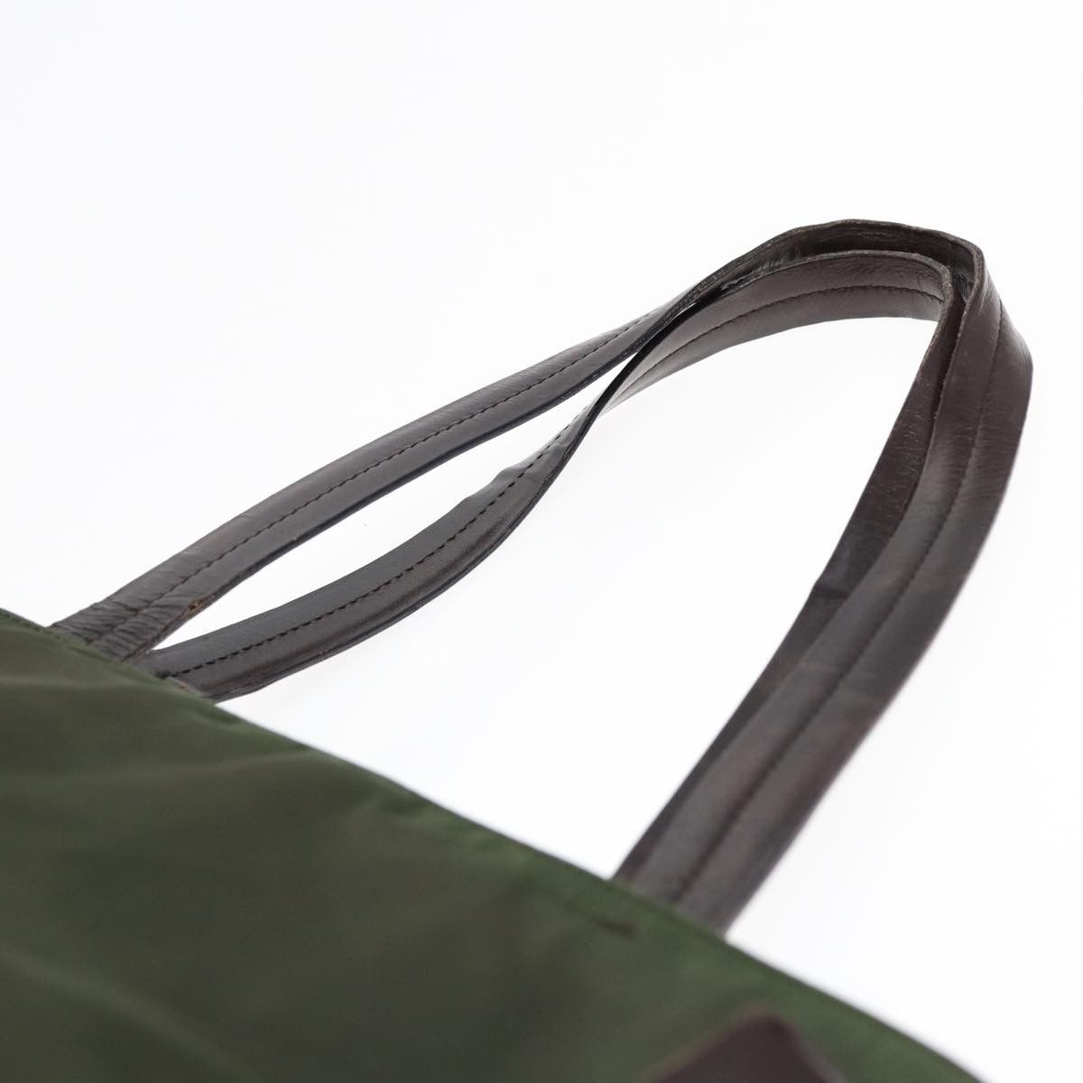Prada Tessuto Khaki Synthetic Tote Bag (Pre-Owned) Size ONE SIZE - 12 Thumbnail