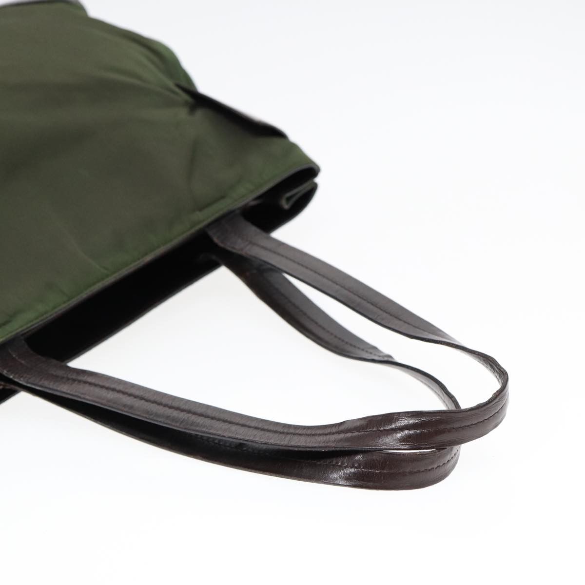 Prada Tessuto Khaki Synthetic Tote Bag (Pre-Owned) Size ONE SIZE - 11 Thumbnail
