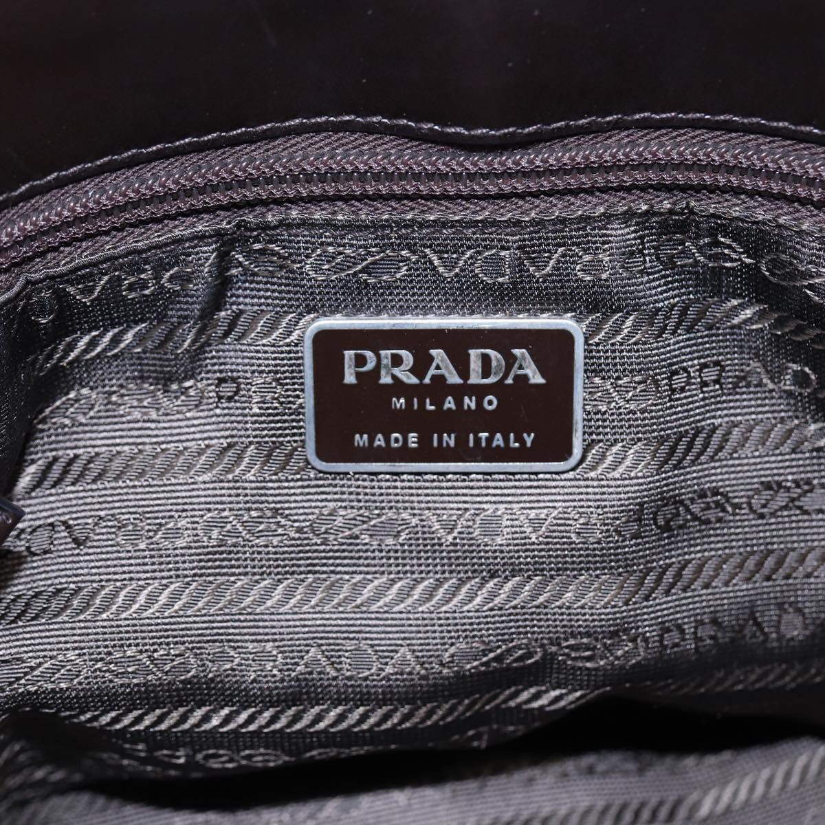 Prada Tessuto Khaki Synthetic Tote Bag (Pre-Owned) Size ONE SIZE - 8 Thumbnail
