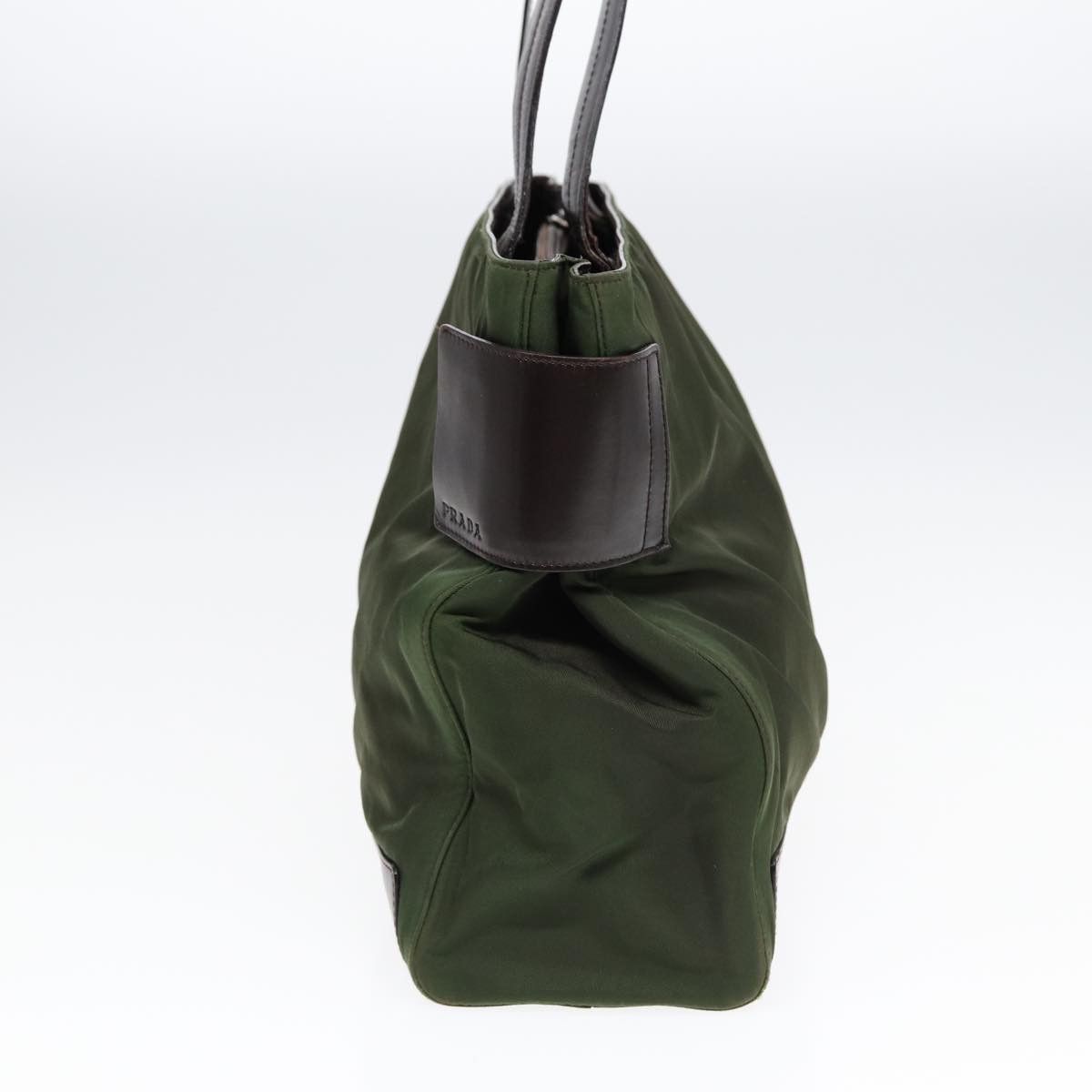 Prada Tessuto Khaki Synthetic Tote Bag (Pre-Owned) Size ONE SIZE - 10 Thumbnail