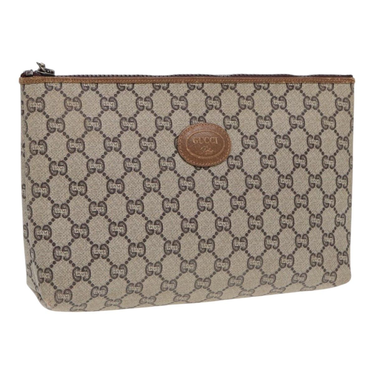 Gucci Gg Canvas Beige Canvas Clutch Bag (Pre-Owned) Size ONE SIZE - 16 Thumbnail