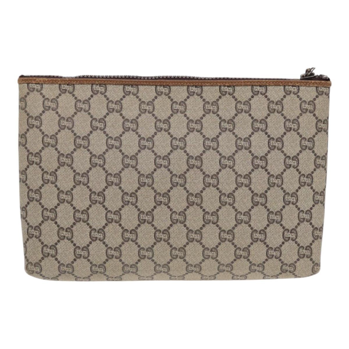 Gucci Gg Canvas Beige Canvas Clutch Bag (Pre-Owned) Size ONE SIZE - 2 Thumbnail
