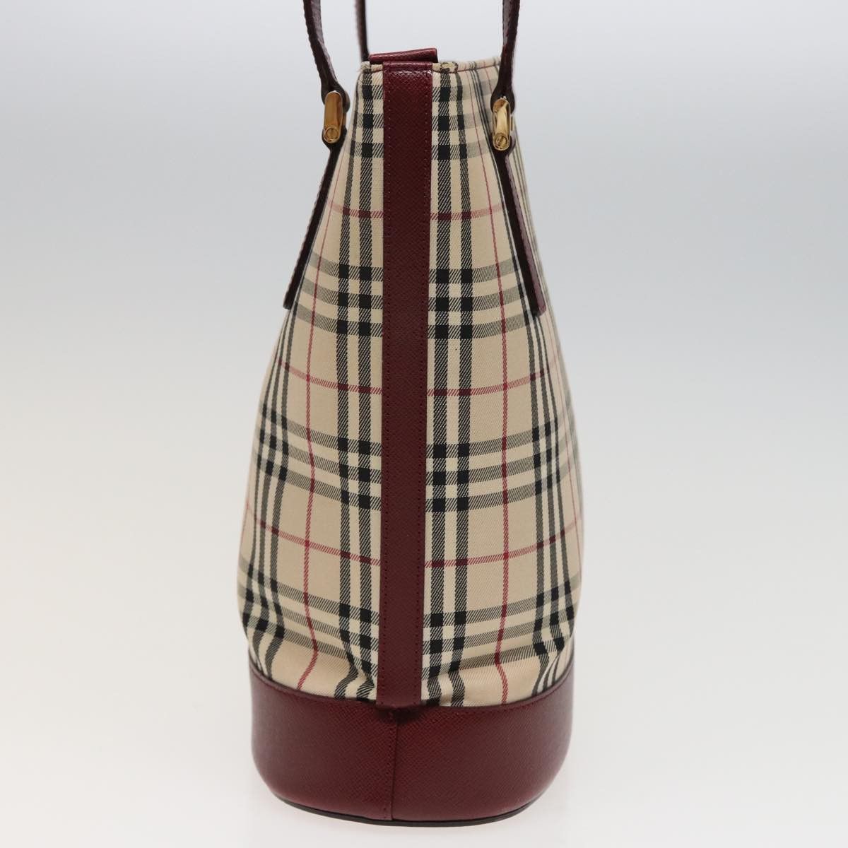 Burberry Nova Check Beige Canvas Tote Bag (Pre-Owned) Size ONE SIZE - 8 Thumbnail