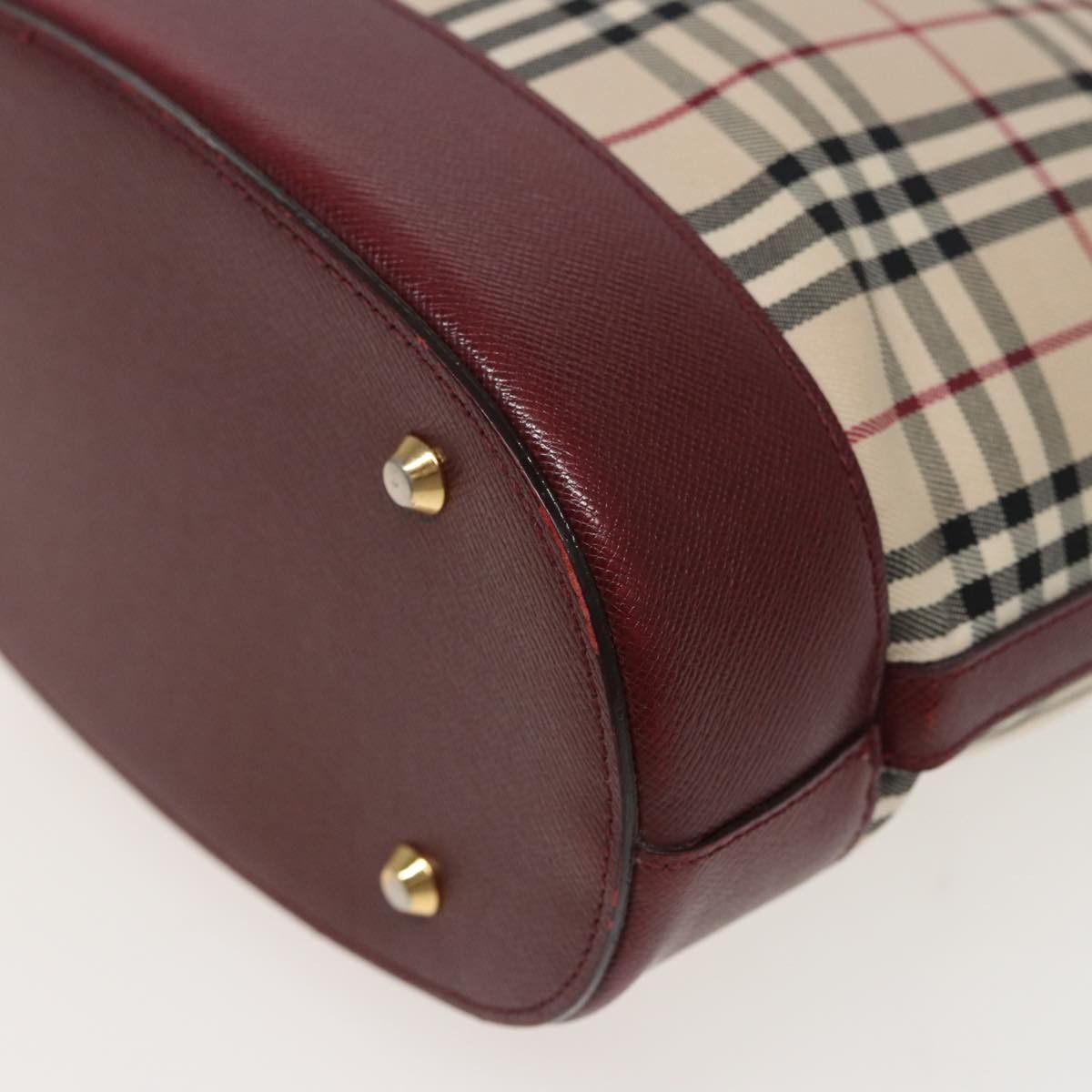 Burberry Nova Check Beige Canvas Tote Bag (Pre-Owned) Size ONE SIZE - 15 Thumbnail