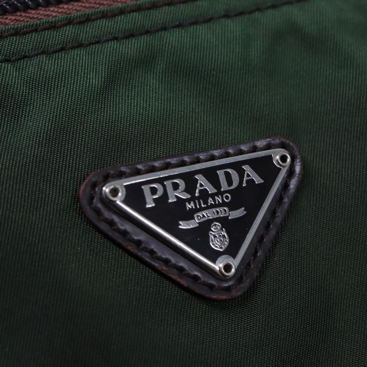 Prada Khaki Synthetic Clutch Bag (Pre-Owned) Size ONE SIZE - 14 Thumbnail