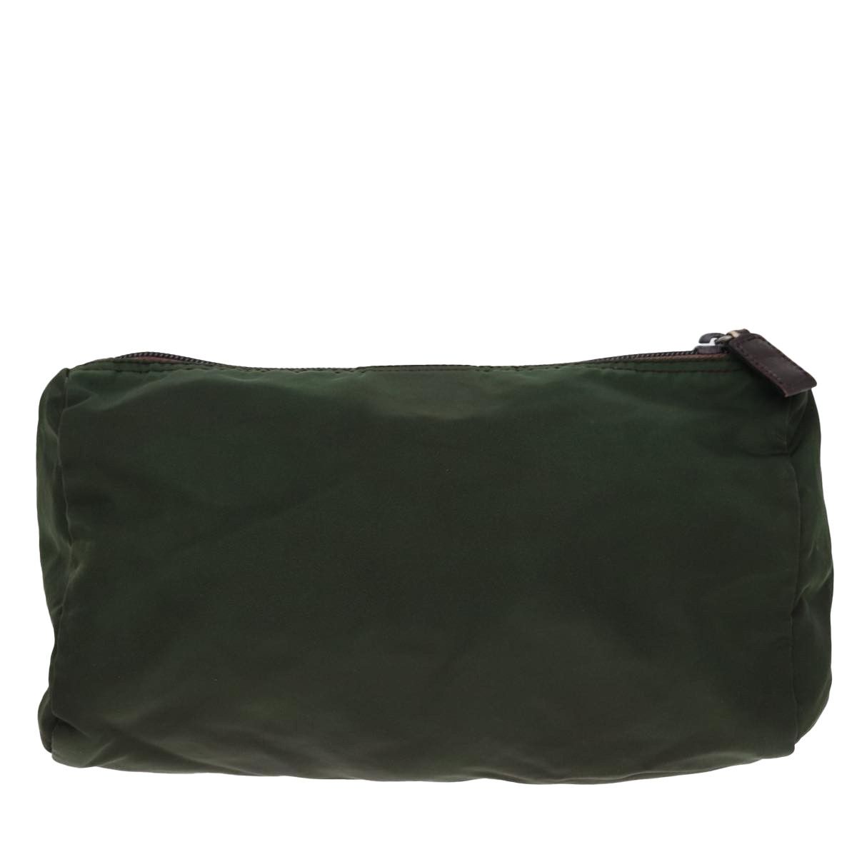 Prada Khaki Synthetic Clutch Bag (Pre-Owned) Size ONE SIZE - 2 Thumbnail