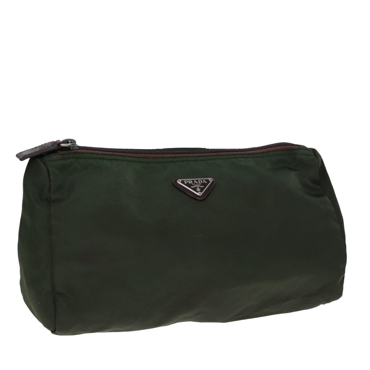Prada Khaki Synthetic Clutch Bag (Pre-Owned) Size ONE SIZE - 16 Thumbnail