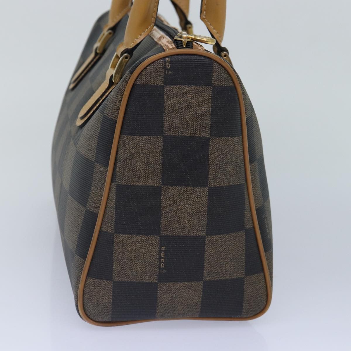Fendi Pecan Brown Canvas Travel Bag (Pre-Owned) Size ONE SIZE - 3 Thumbnail