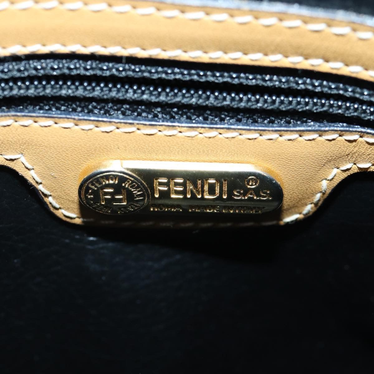 Fendi Pecan Brown Canvas Travel Bag (Pre-Owned) Size ONE SIZE - 9 Thumbnail