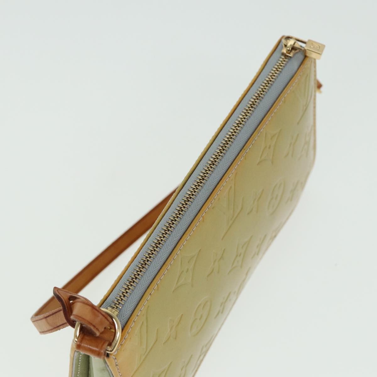 Louis Vuitton Lexington Yellow Patent Leather Clutch Bag (Pre-Owned) Size ONE SIZE - 12 Thumbnail